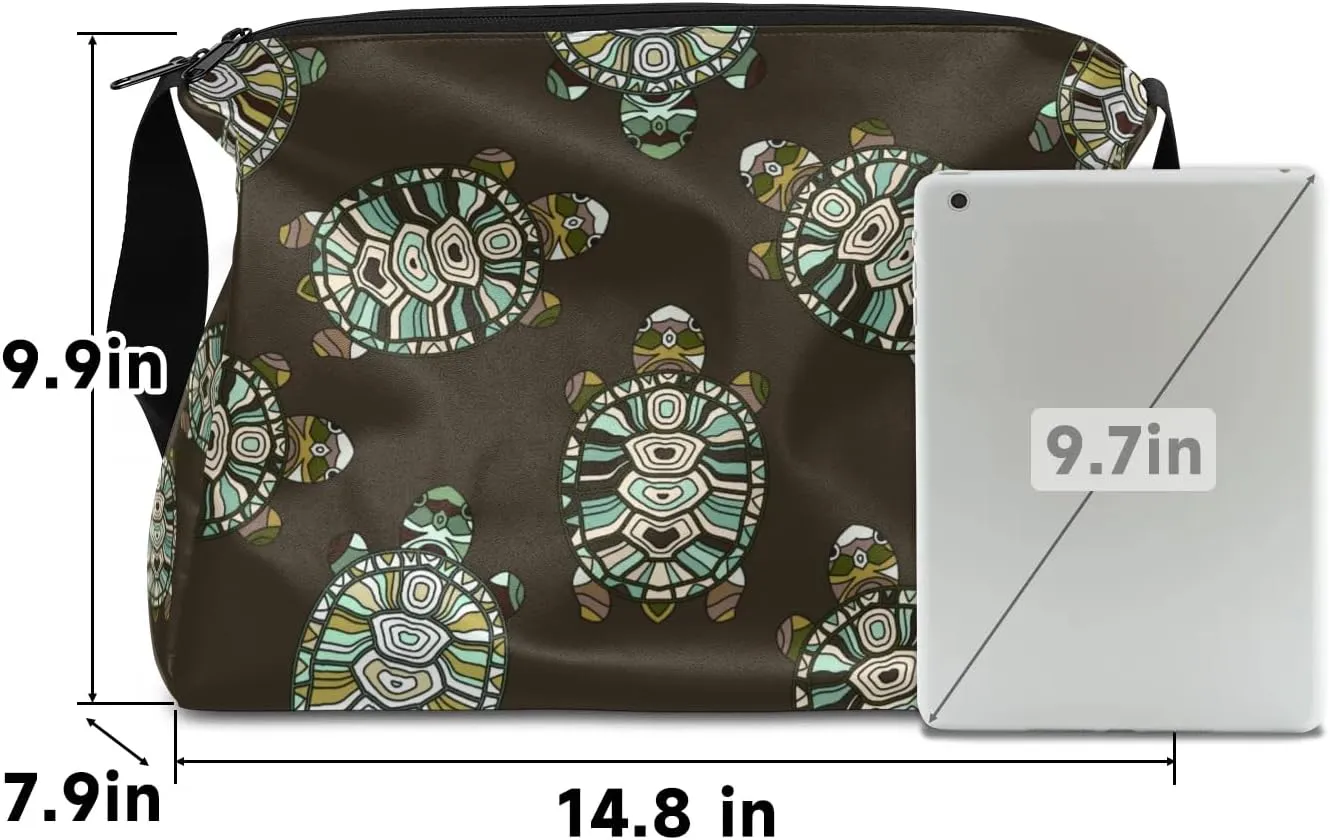 Ocean Sea Turtles Small Gym Bag for Men Women Workout Sport Duffle Bag Waterproof Weekender Overnight Bag Lightweight Carry on Tote Bag Crossbody Shoulder Travel Bag for Swim Yoge Dance
