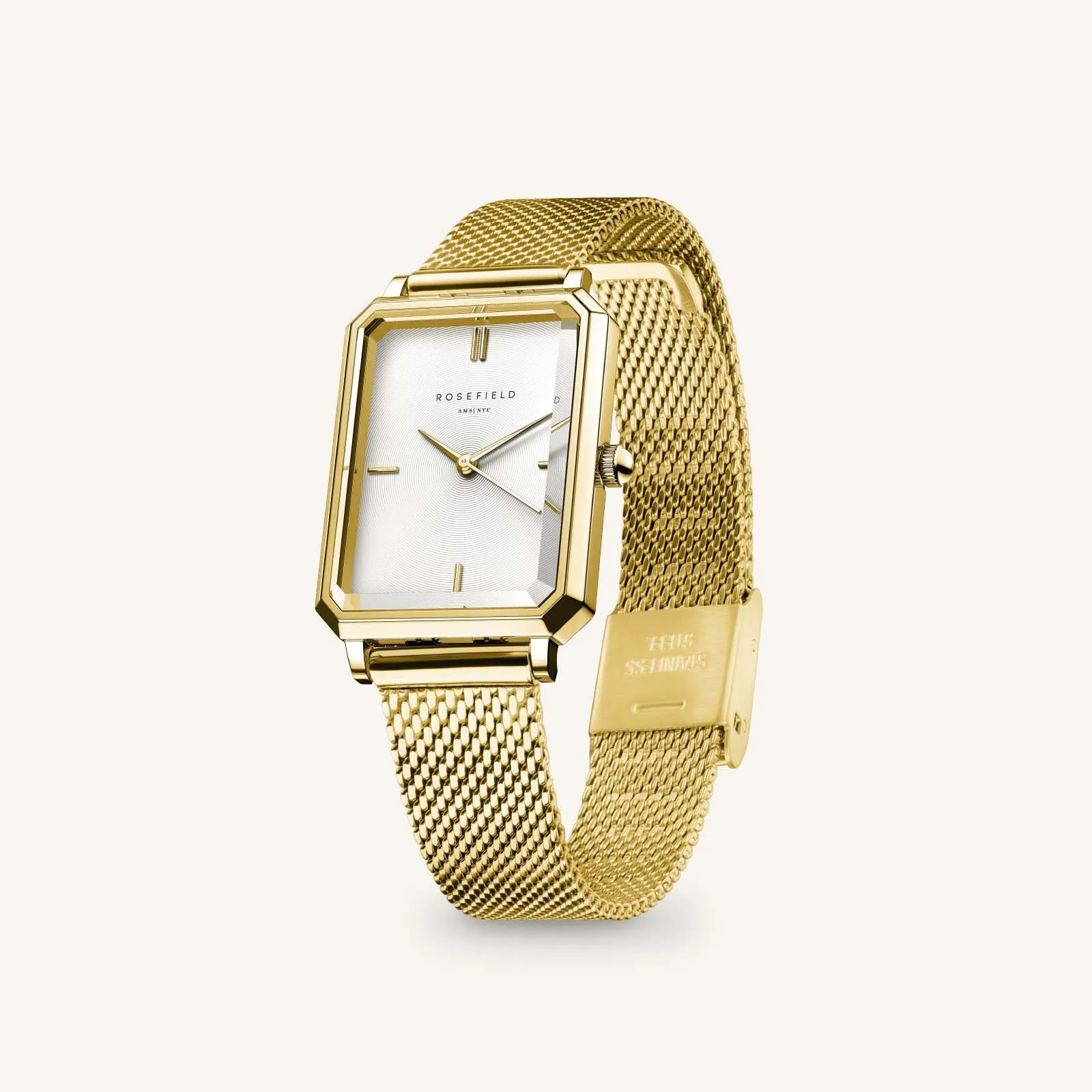 Octagon XS Mesh Gold - Engraved