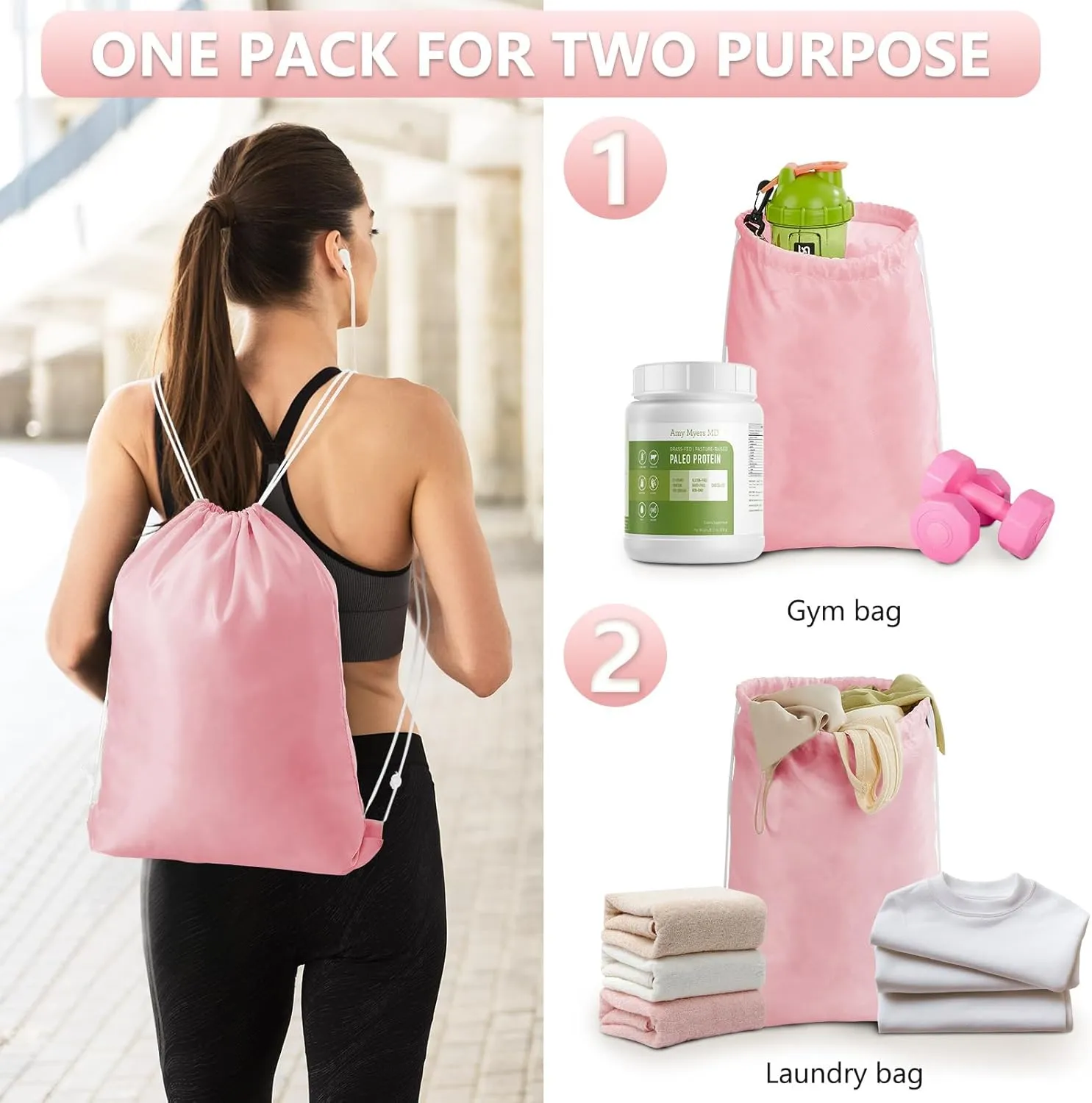 OlarHike 8 Set Packing Cubes for Travel, Sturdy Suitcase Organizer in 4 Sizes (Extra Large, Large, Medium, Small), Luggage Cubes with Toiletry Bag, Essentials Cruise Ship Gifts for Women (Dream Pink)