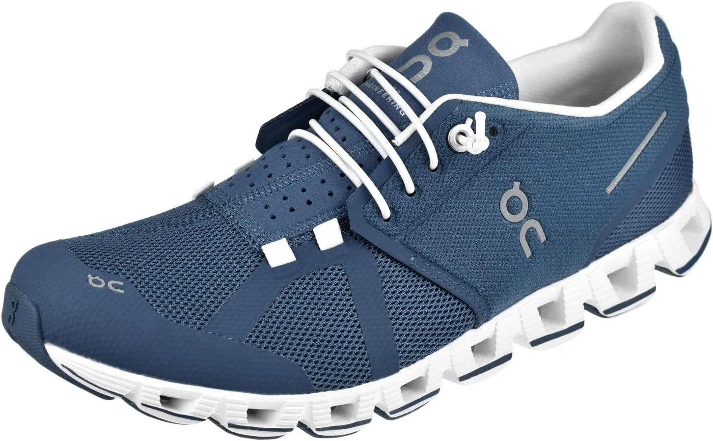 On Running Womens Cloud Mesh Denim White Trainers 8 US