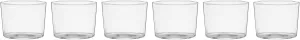 Oneida Clear Stackables Short Glasses, Set Of 6, 6 Count