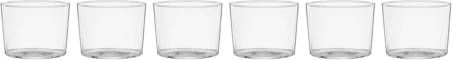 Oneida Clear Stackables Short Glasses, Set Of 6, 6 Count