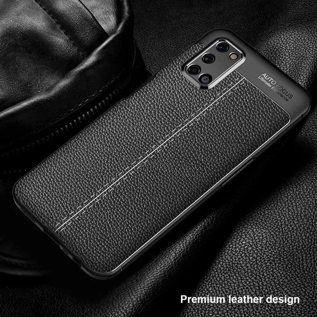 Oppo A92 / A52 Leather Design TPU Case