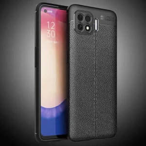 Oppo A93 Leather Design TPU Case