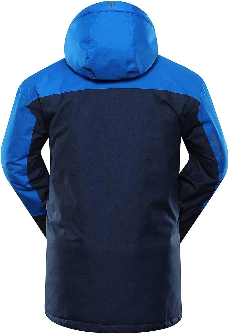 Orolay Men's Mountain Waterproof Ski Jacket Windproof Rain Jacket Winter Warm Snow Coat