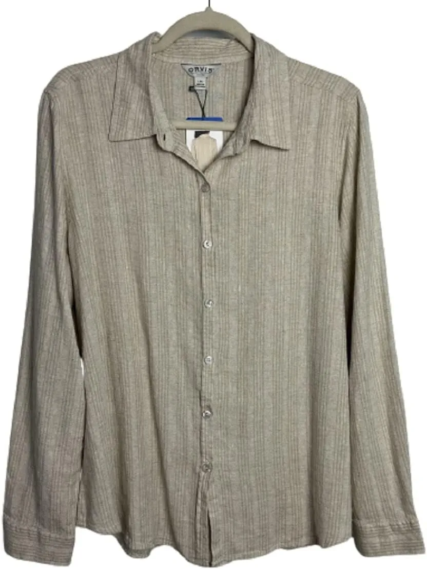 Orvis Women's Long Sleeve Linen Blend Top