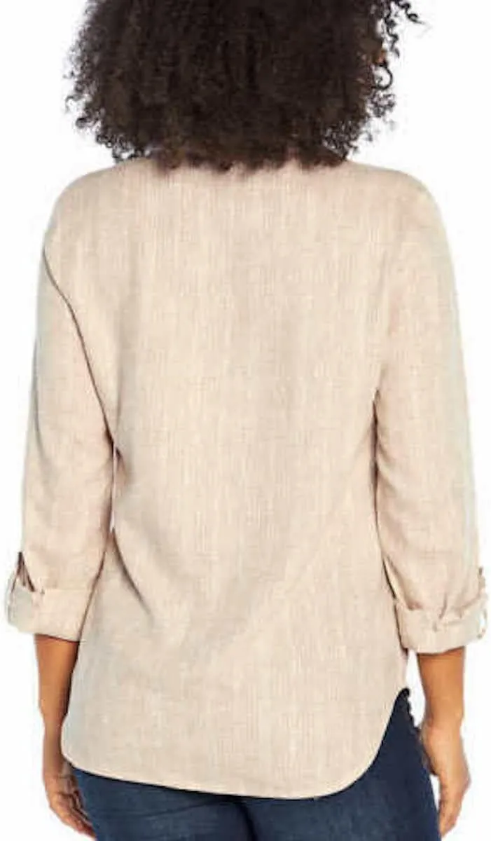 Orvis Women's Long Sleeve Linen Blend Top