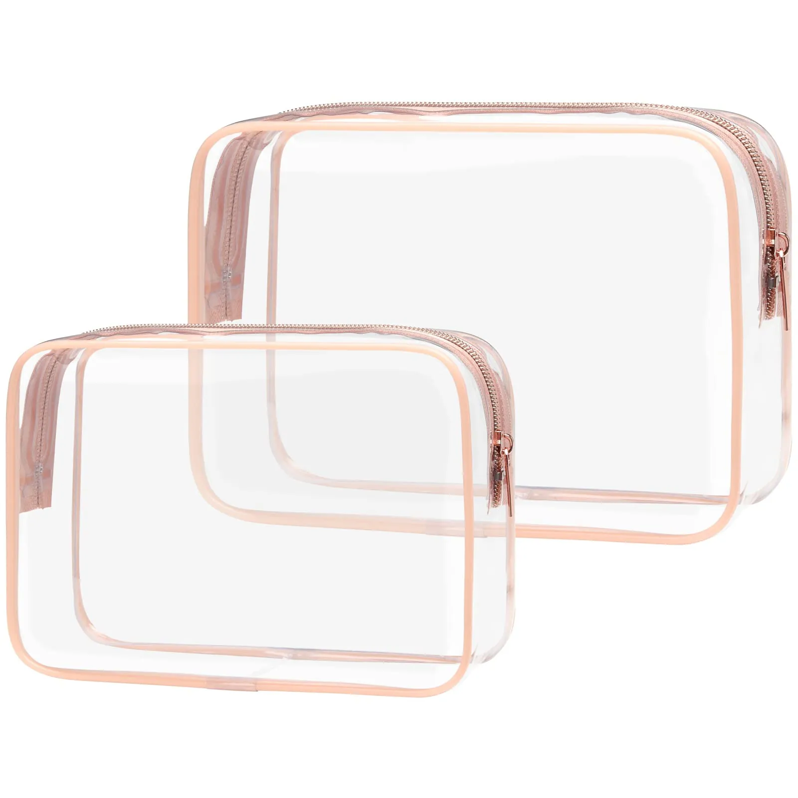PACKISM TSA Approved Clear Toiletry Bags 2-Pack