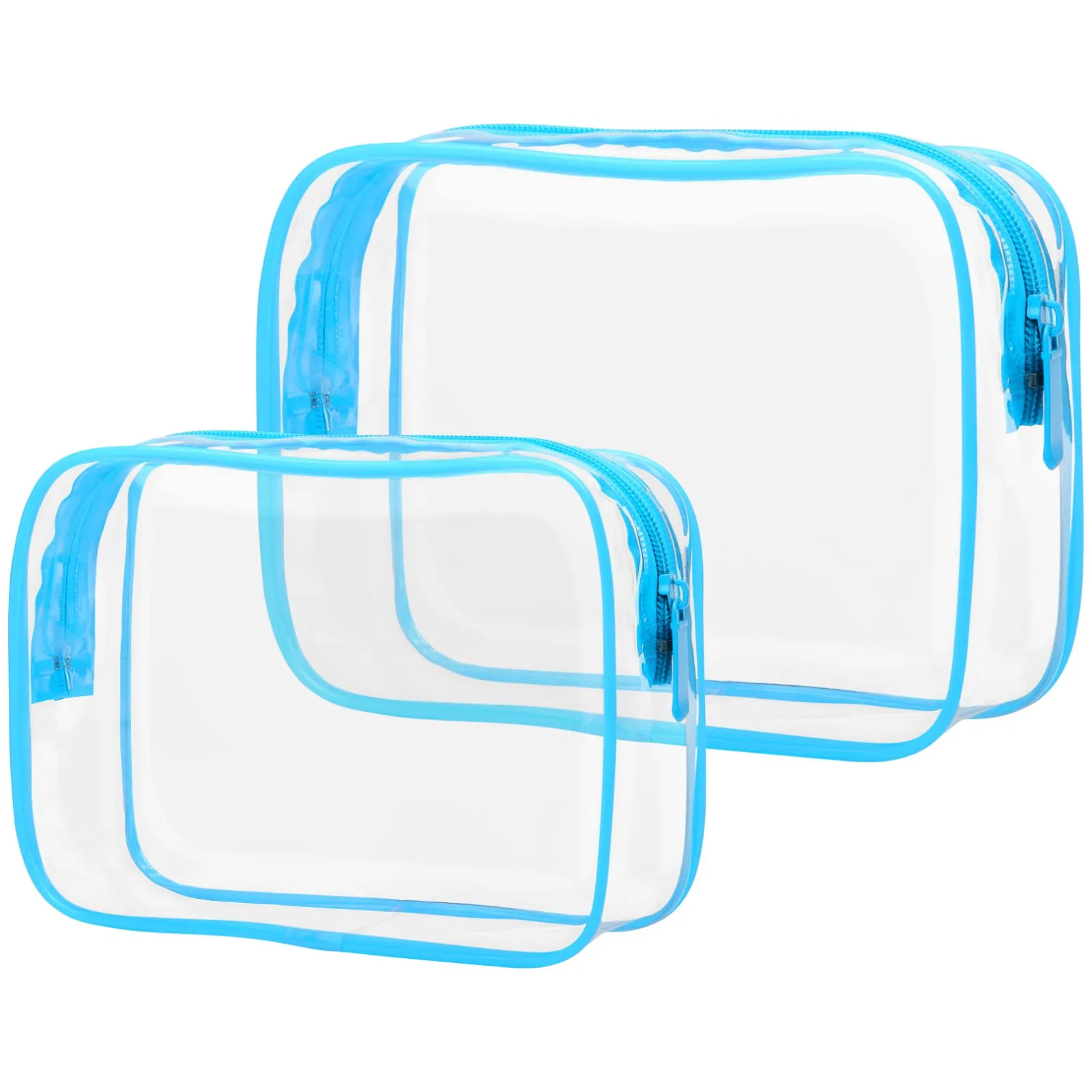 PACKISM TSA Approved Clear Toiletry Bags 2-Pack