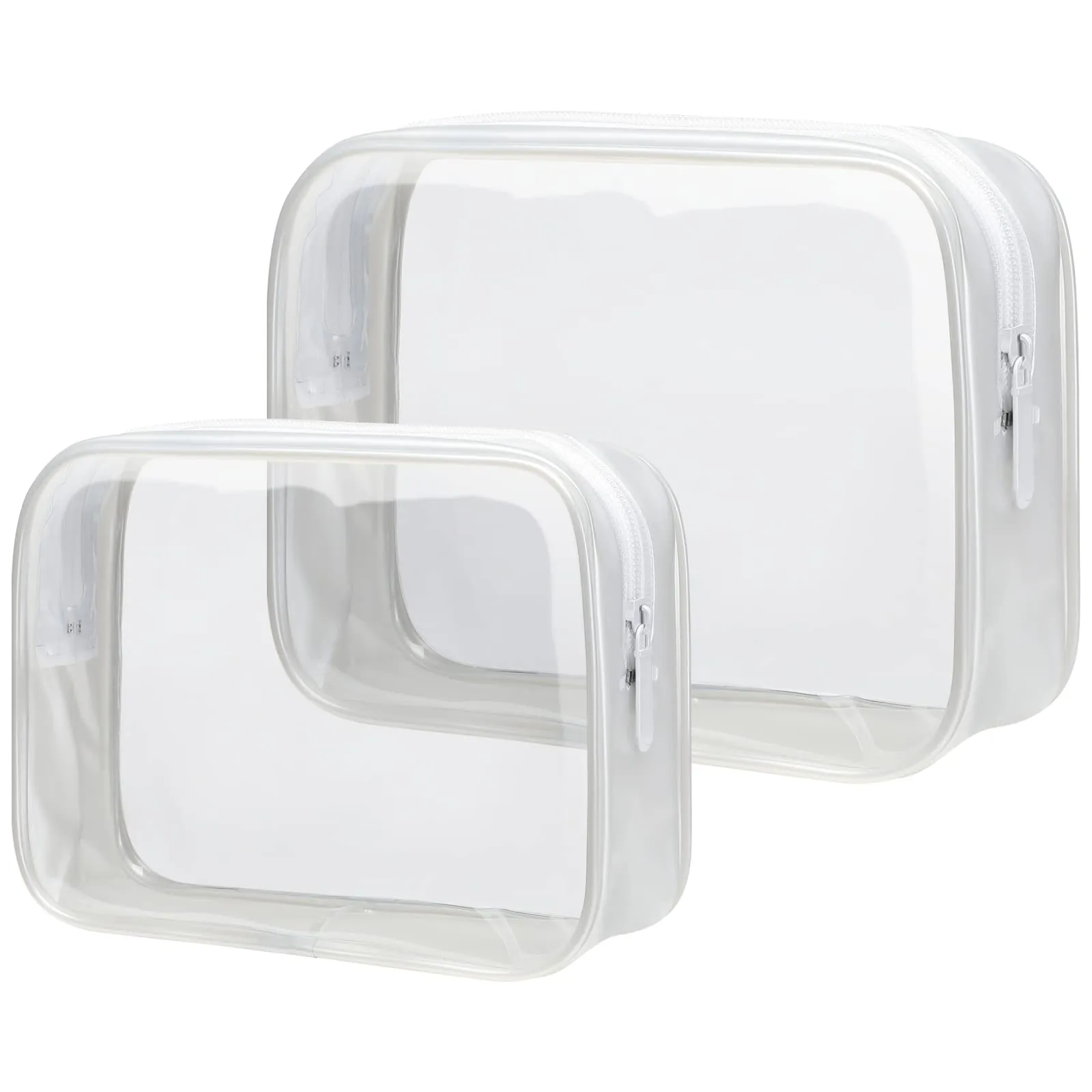 PACKISM TSA Approved Clear Toiletry Bags 2-Pack