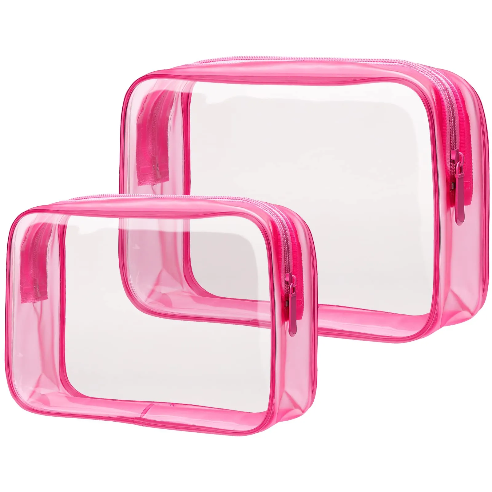 PACKISM TSA Approved Clear Toiletry Bags 2-Pack