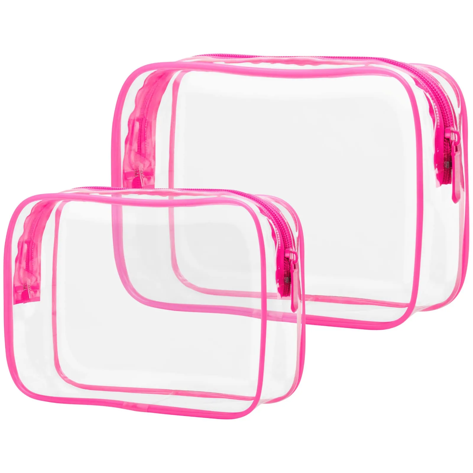 PACKISM TSA Approved Clear Toiletry Bags 2-Pack