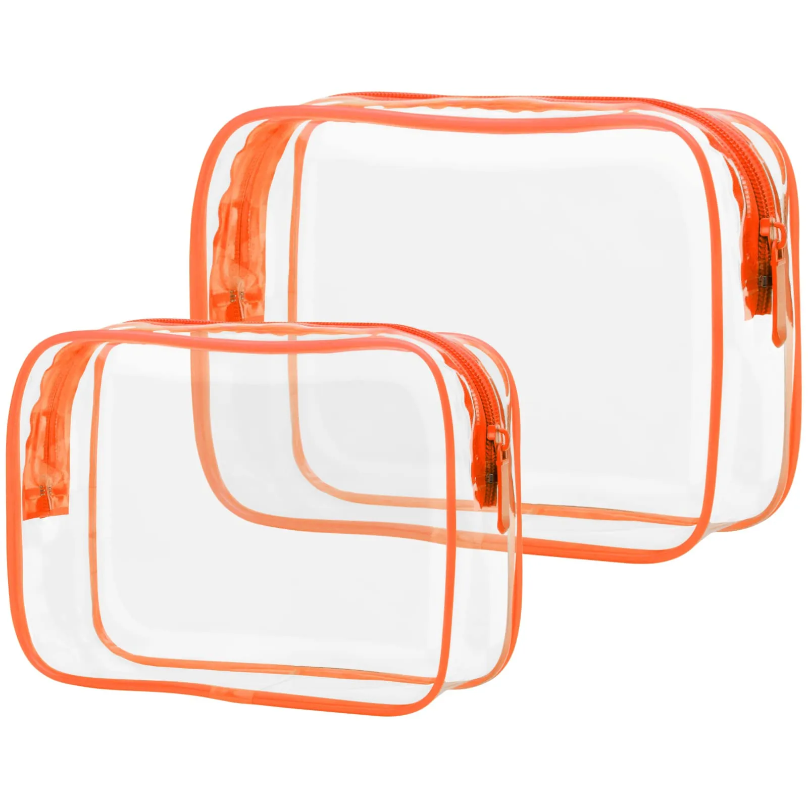 PACKISM TSA Approved Clear Toiletry Bags 2-Pack