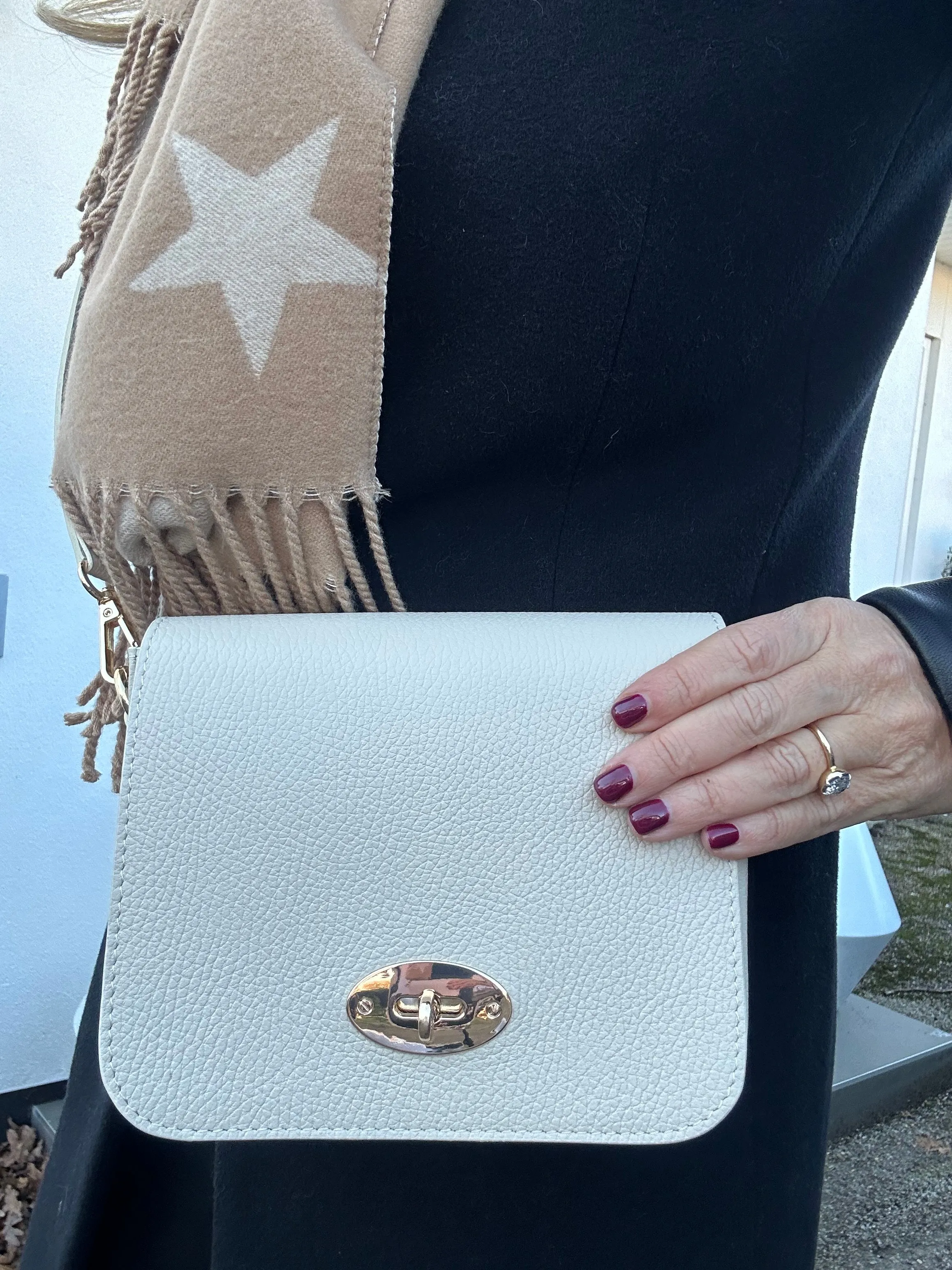 Palermo Leather Bag | Cream