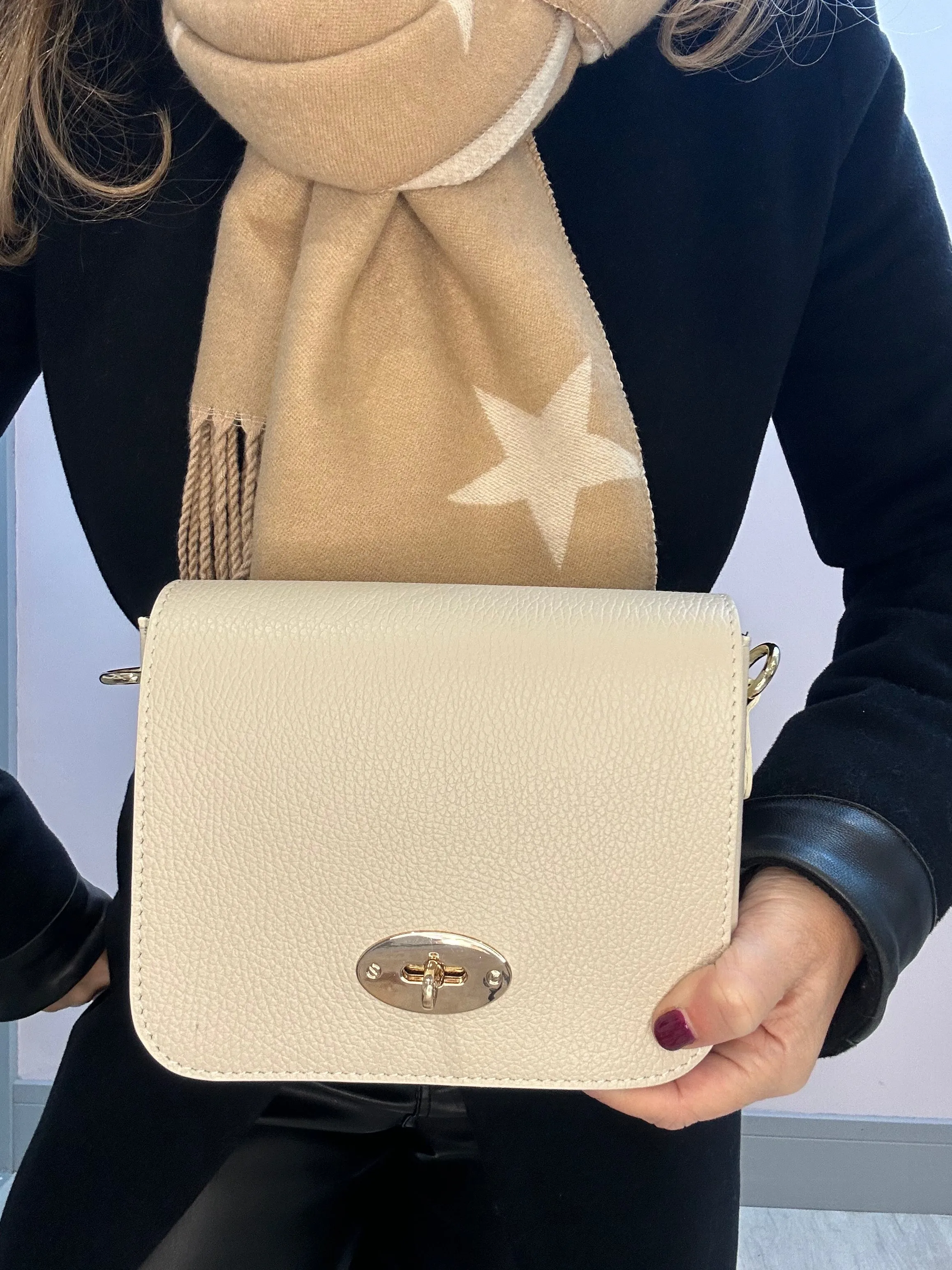 Palermo Leather Bag | Cream