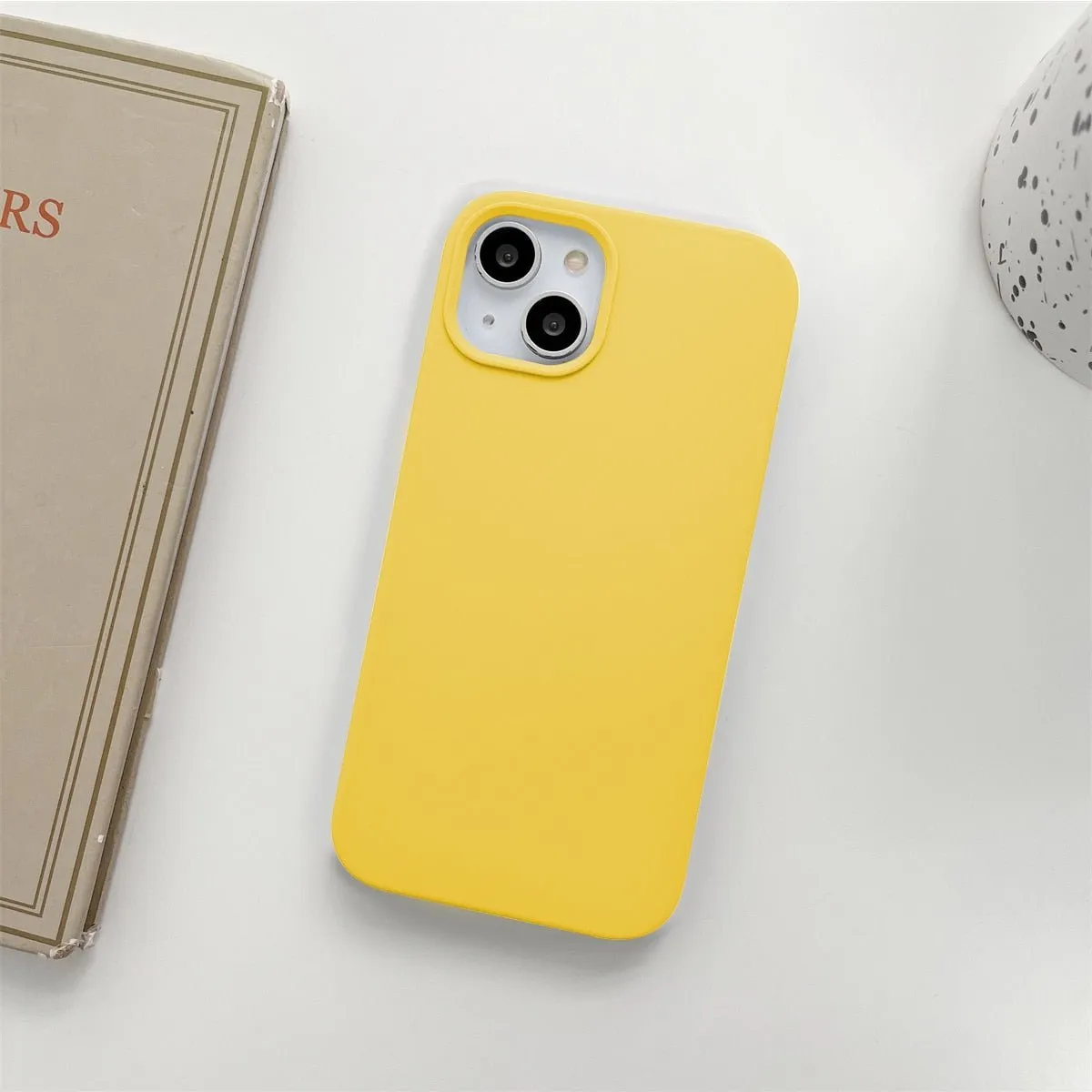Pastel Chic Silicone iPhone 12/11/SE Case - Durable & Washable