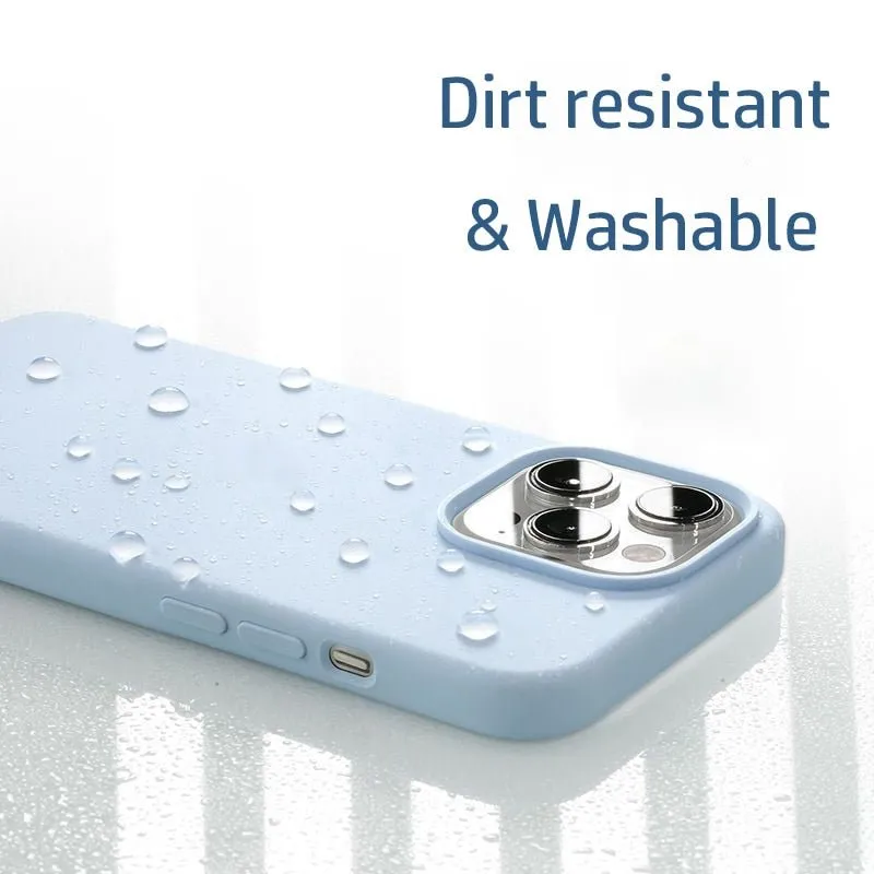 Pastel Chic Silicone iPhone 12/11/SE Case - Durable & Washable