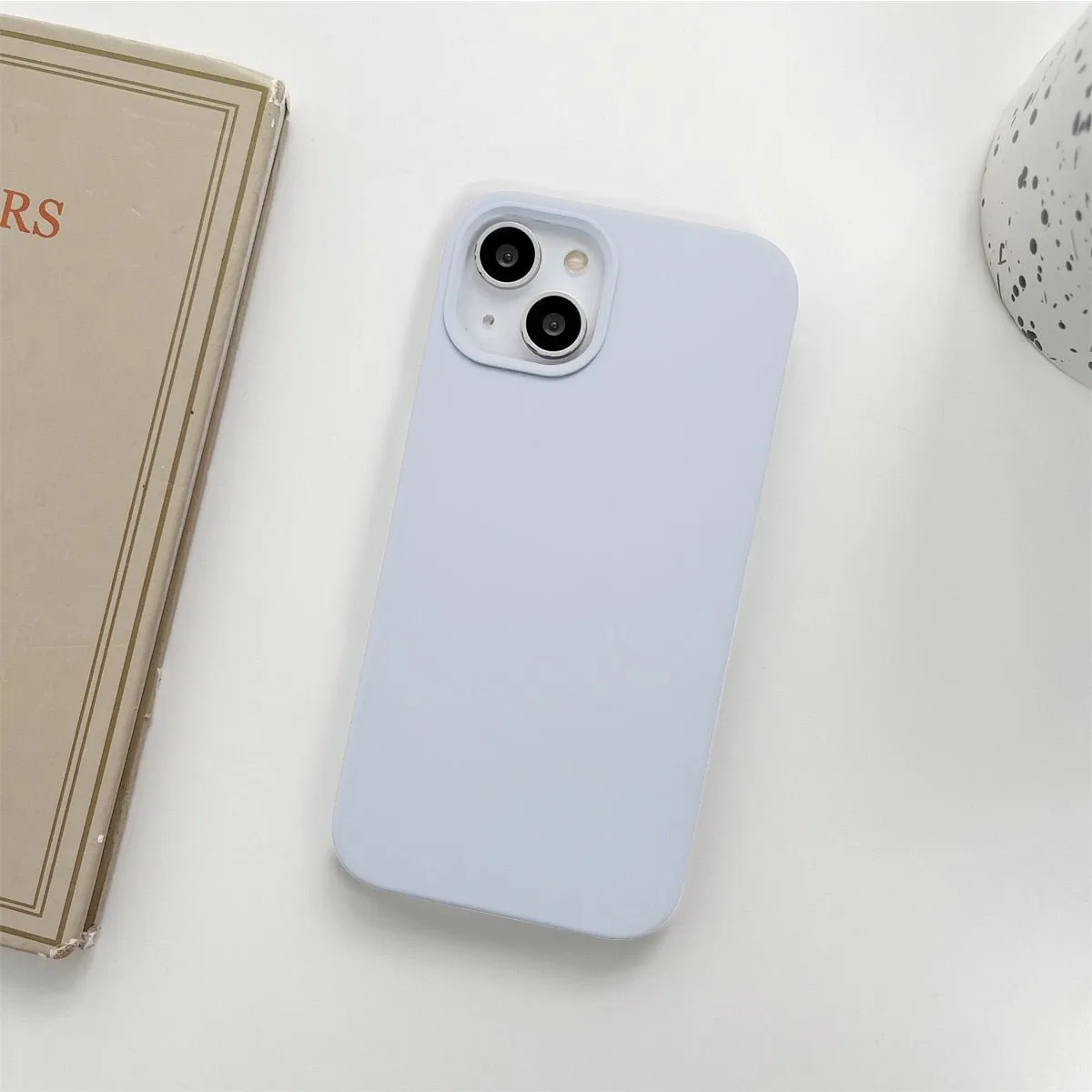 Pastel Chic Silicone iPhone 12/11/SE Case - Durable & Washable