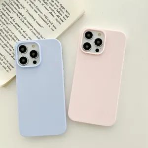 Pastel Chic Silicone iPhone 12/11/SE Case - Durable & Washable