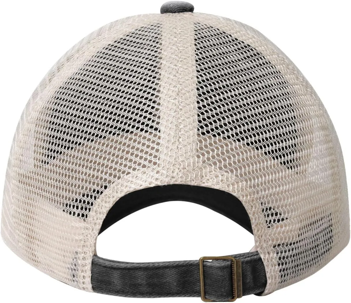 Pasture at Sundown in Orange Sunny Beams Printed Cowboy Mesh Baseball Cap â€” Adjustable mesh