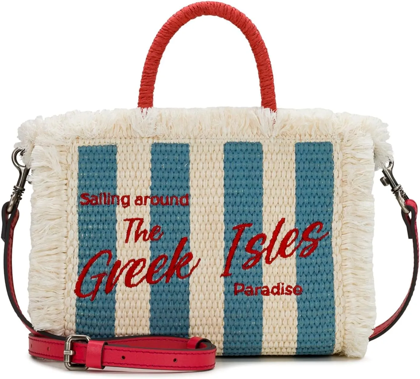 Patricia Nash Small The Greek Isles Tote (F11), Passion