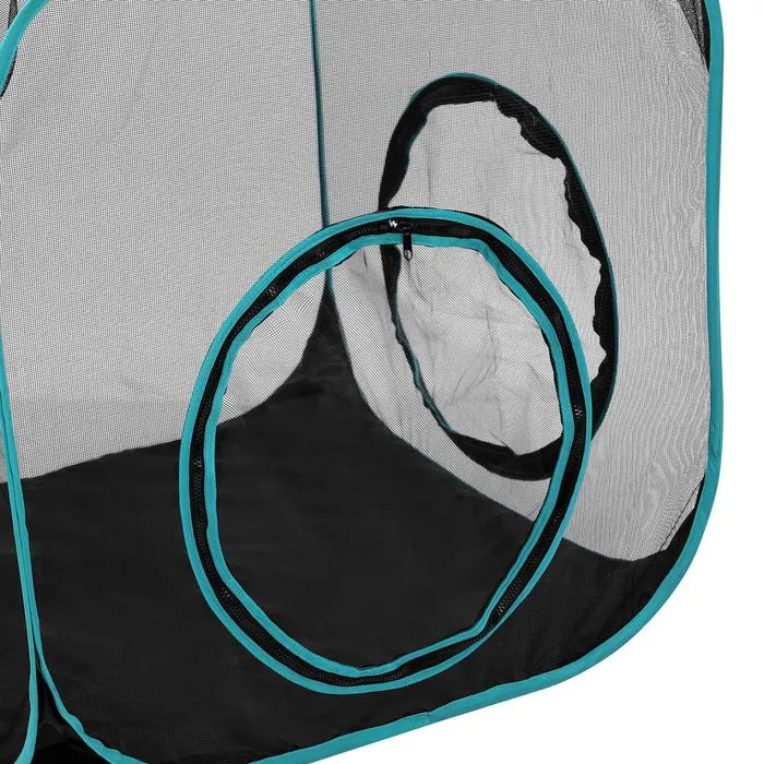 Paws & Claws - 195 x 70 x 70cm Mesh Pop-Up Activity Centre - 2 Piece Set