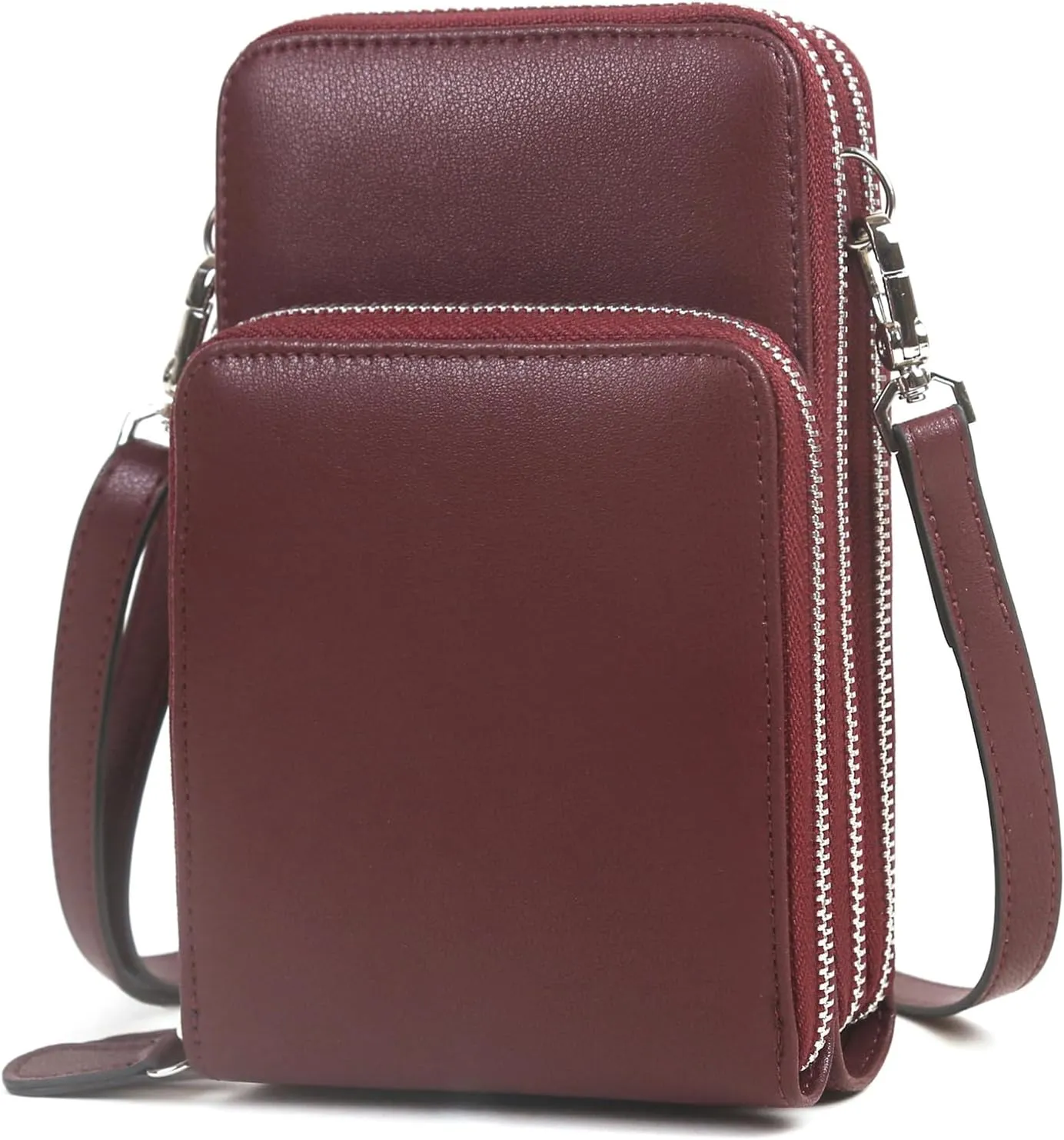 Pearl Angeli Small Crossbody Bag RFID Cellphone Wallet Purse Mini Ladies Handbag Purse with Shoulder Strap