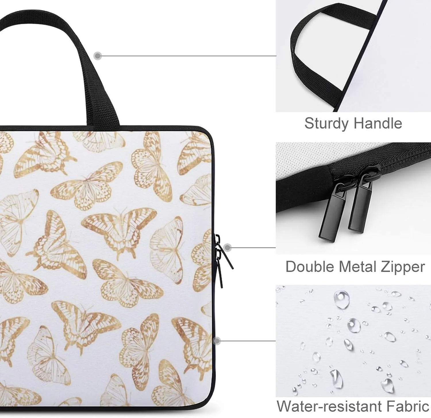 Penguin Bird Large Capacity Anti Drop Portable Laptop Bag Unisex