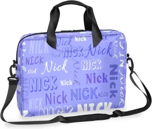Personalized Picture Laptop Tote Custom Name Laptop Case Shoulder Bag Messenger Computer Bags Laptop Adjustable Shoulder