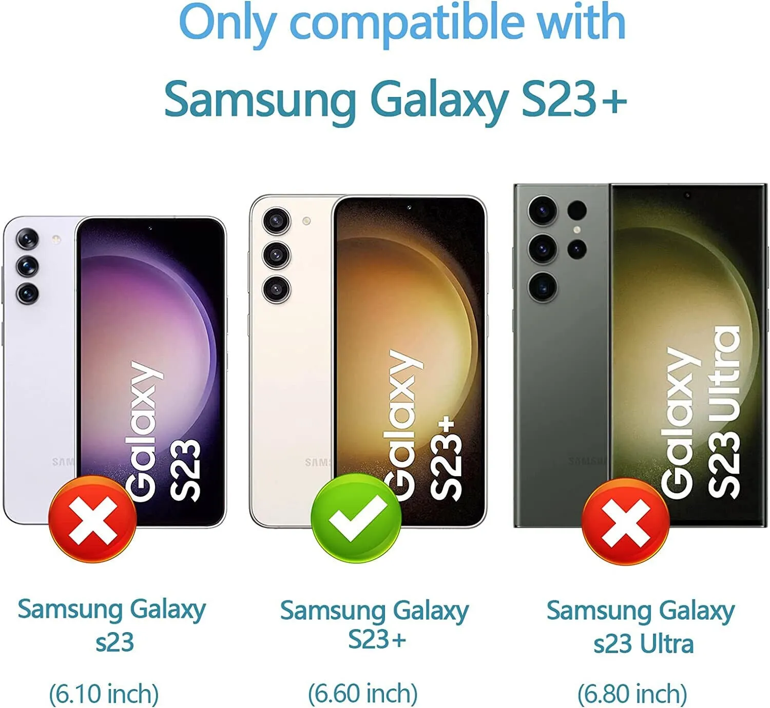 Phone Case Samsung Galaxy S23  Plus Clear Silicone Slim Shockproof Gel Cover