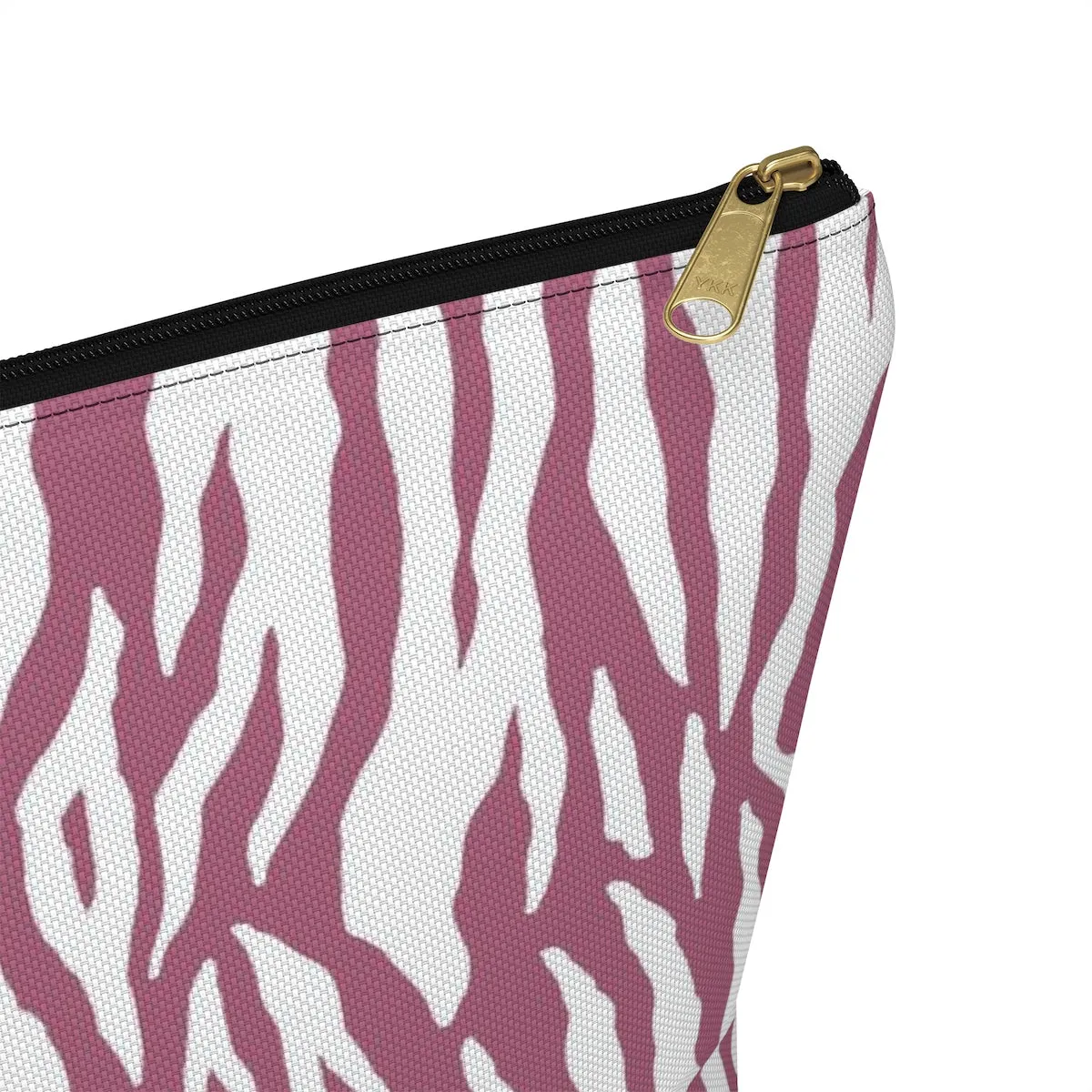 Pink Tiger Stripes Accessory Pouch w T-bottom