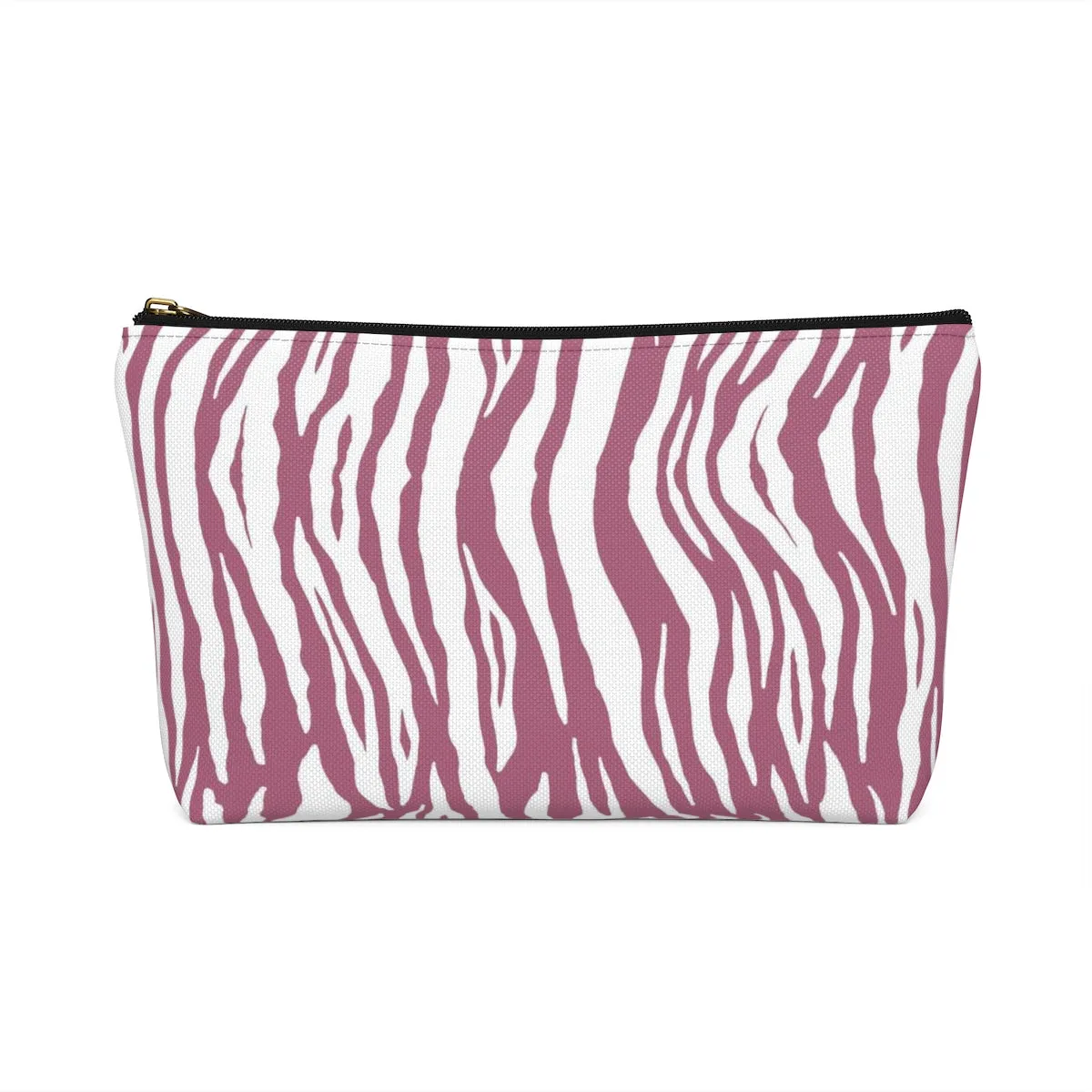 Pink Tiger Stripes Accessory Pouch w T-bottom