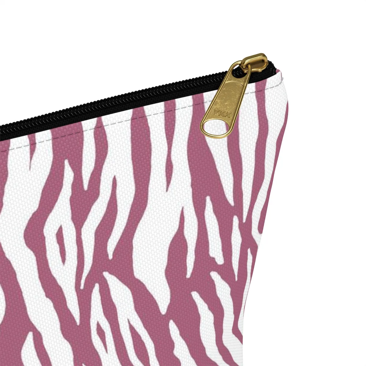 Pink Tiger Stripes Accessory Pouch w T-bottom