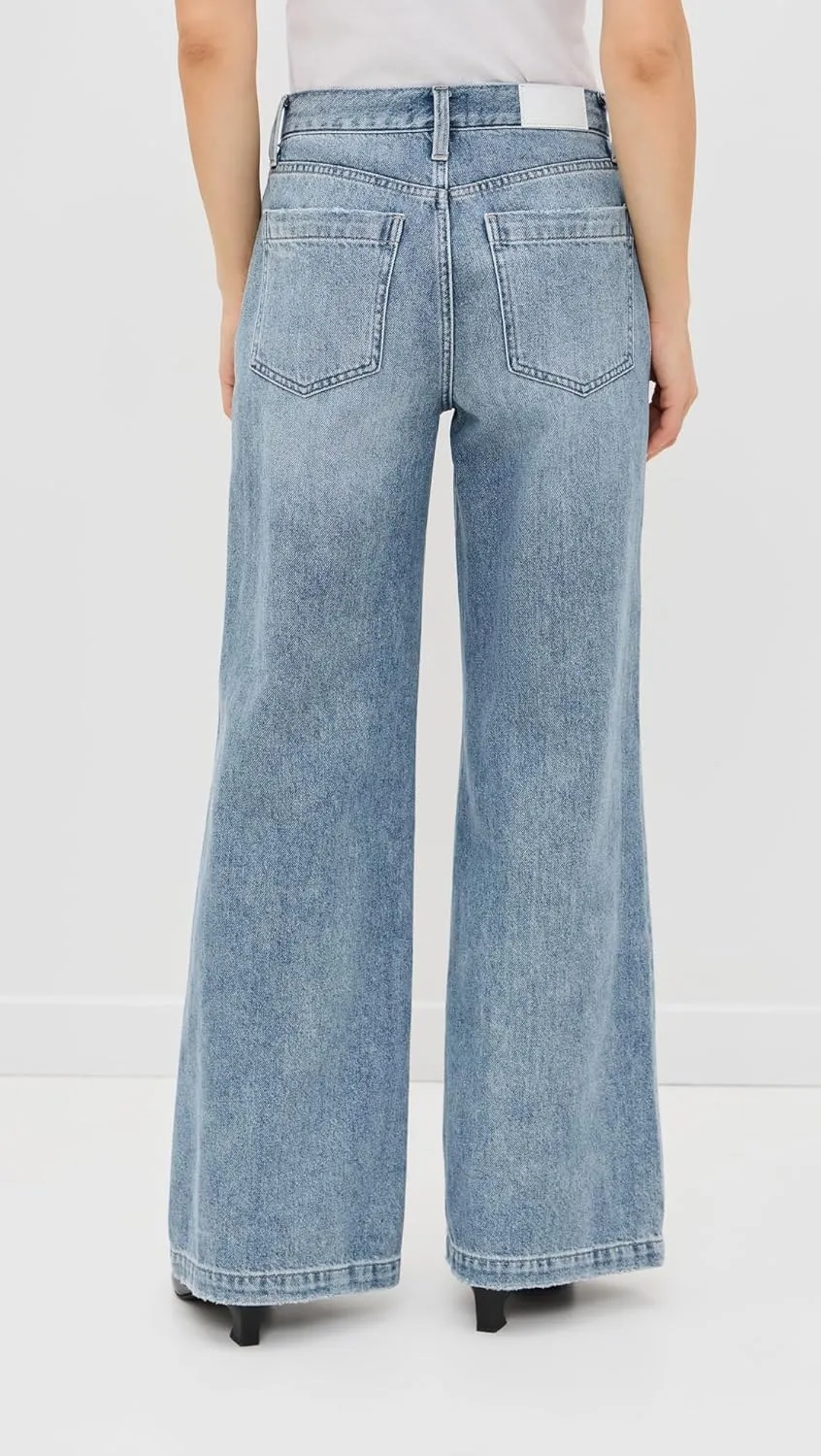Pistola Denim Women's Jadyn Low Slung Palazzo Jeans
