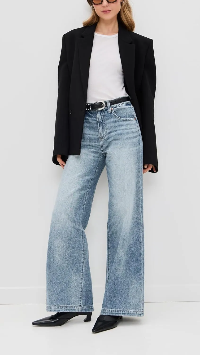 Pistola Denim Women's Jadyn Low Slung Palazzo Jeans
