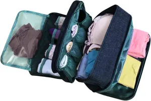 Portable Underwear Bra Storage Bag Waterproof Travel Organizers Multi-Layer Toiletry Packing Cube