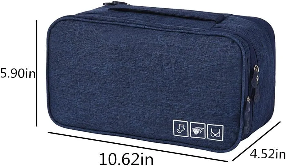 Portable Underwear Bra Storage Bag Waterproof Travel Organizers Multi-Layer Toiletry Packing Cube