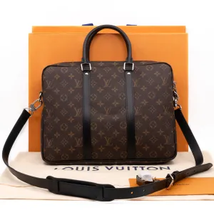 Porte-Documents Voyage PM Monogram Macassar