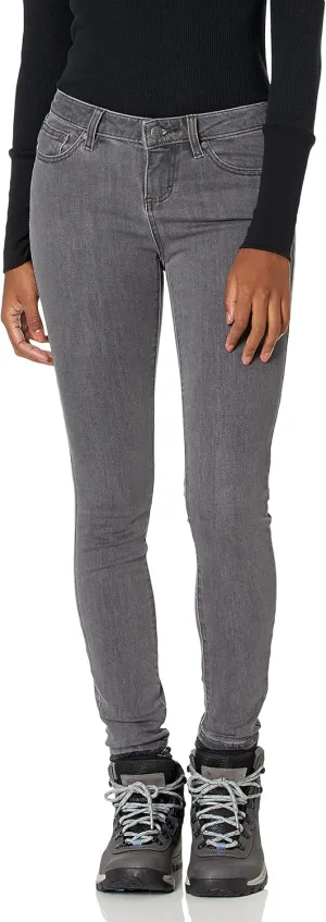 prAna Women's London Jean, Grey Denim, 2 Short