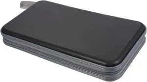 PRETYZOOM Storage Case for Discs Portable Wallet Organizer with Soft Inner Pages Protector for Home and Travel Space Saving Design