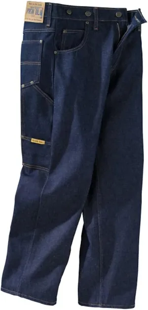 Prison Blues Men's Work Jeans (7 Pocket) with Suspender Buttons