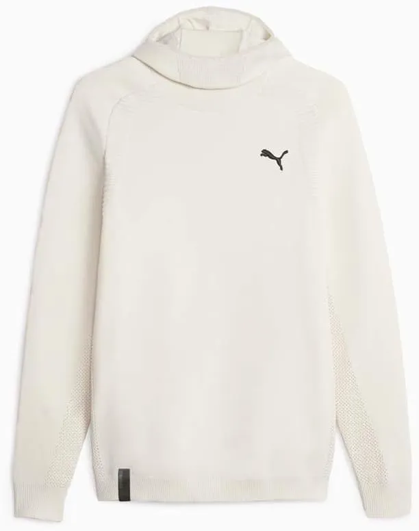 PUMA Mens Pumatech Knitted Scuba Hoodie Athletic Outerwear Casual Hoodie Comfort Technology - White - Size XXL