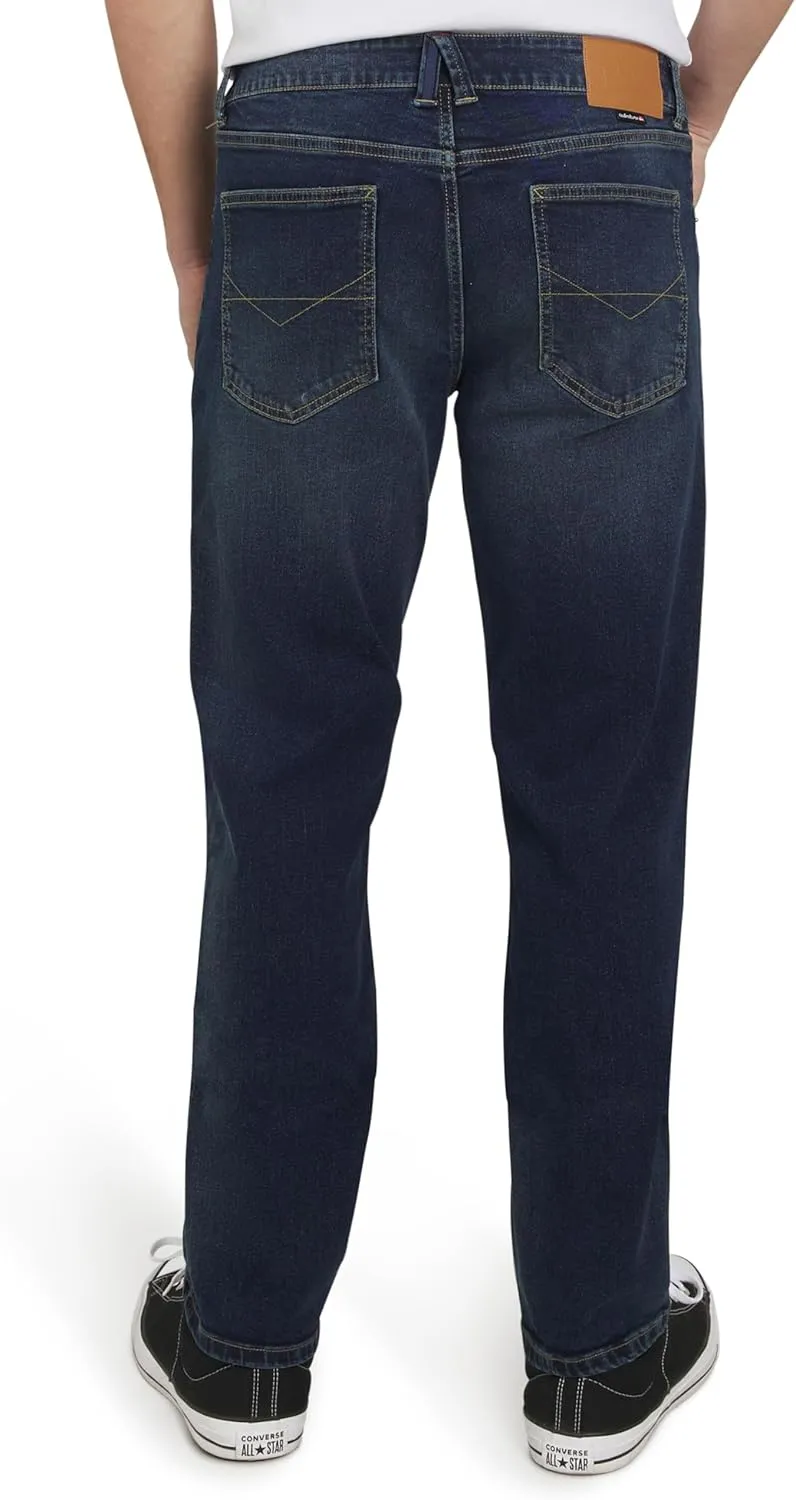 Quiksilver Men's 5 Pocket Straight Fit Stretch Waist Denim Jeans