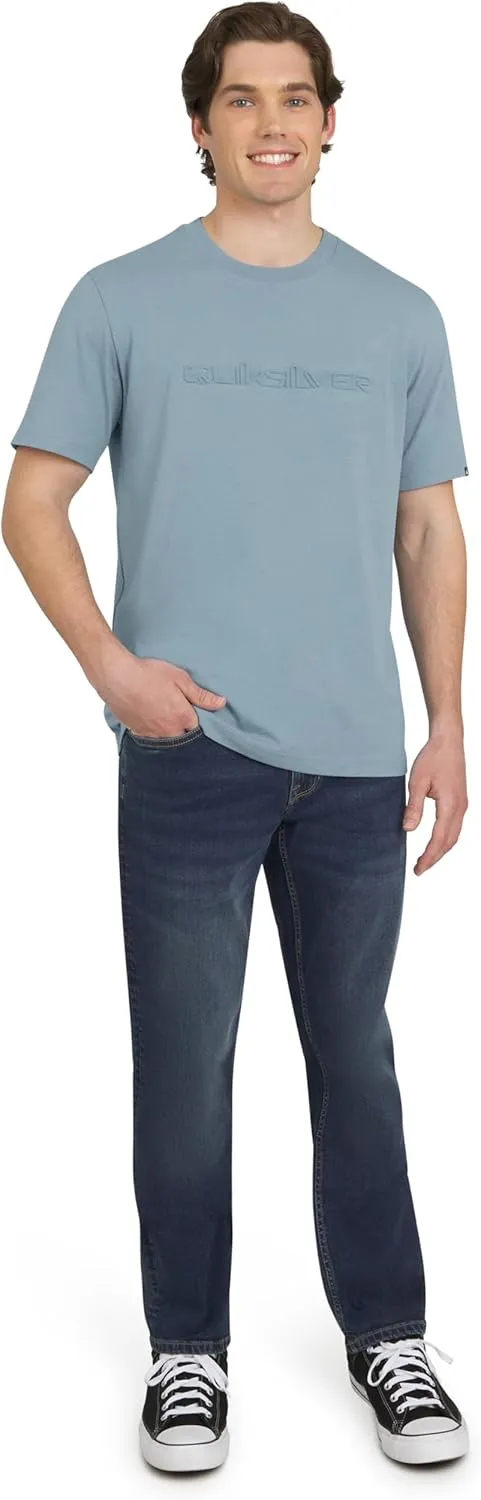 Quiksilver Men's 5 Pocket Straight Fit Stretch Waist Denim Jeans