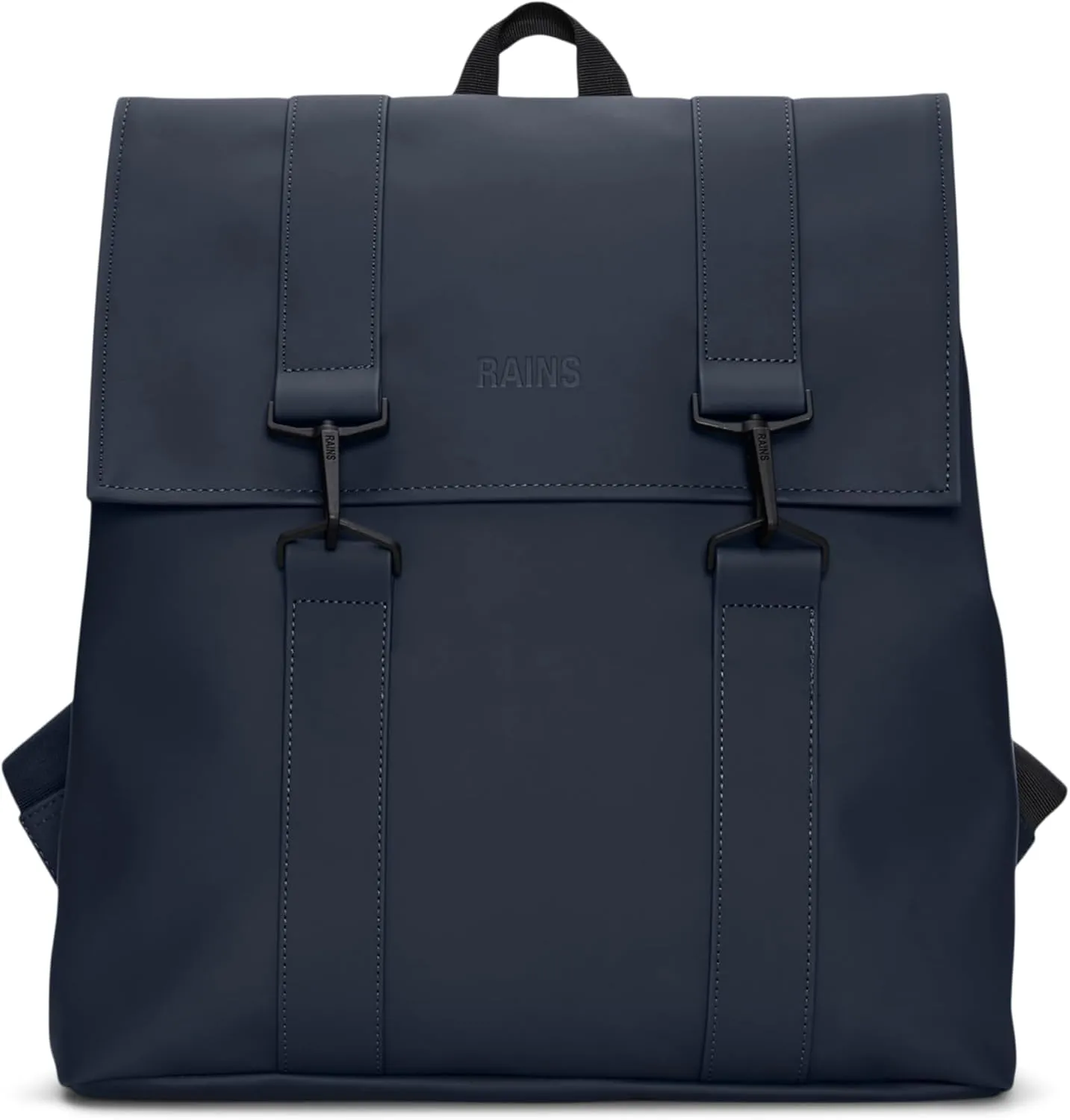 RAINS Messenger Bag, Backpack, Waterproof Classic Contemporary for travel and everyday use - Navy