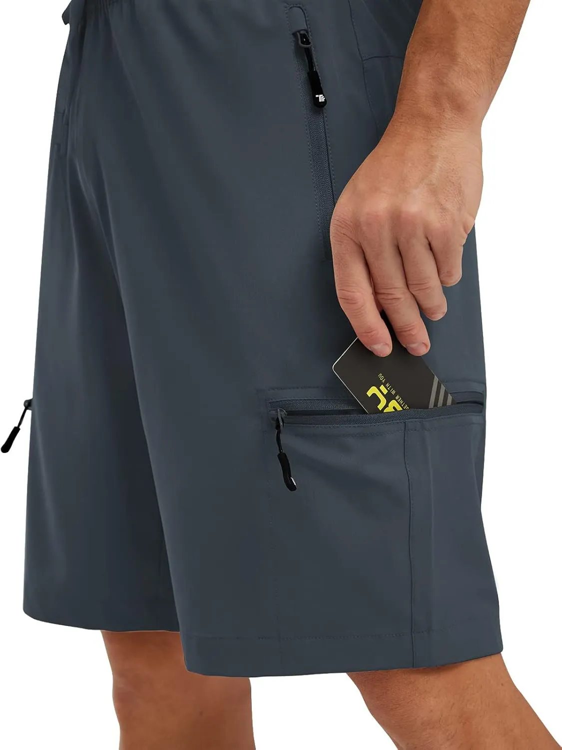 Rdruko Men's Hiking Shorts Quick Dry Lightweight Outdoor Sports Shorts with 5 Pockets for Travel Camping