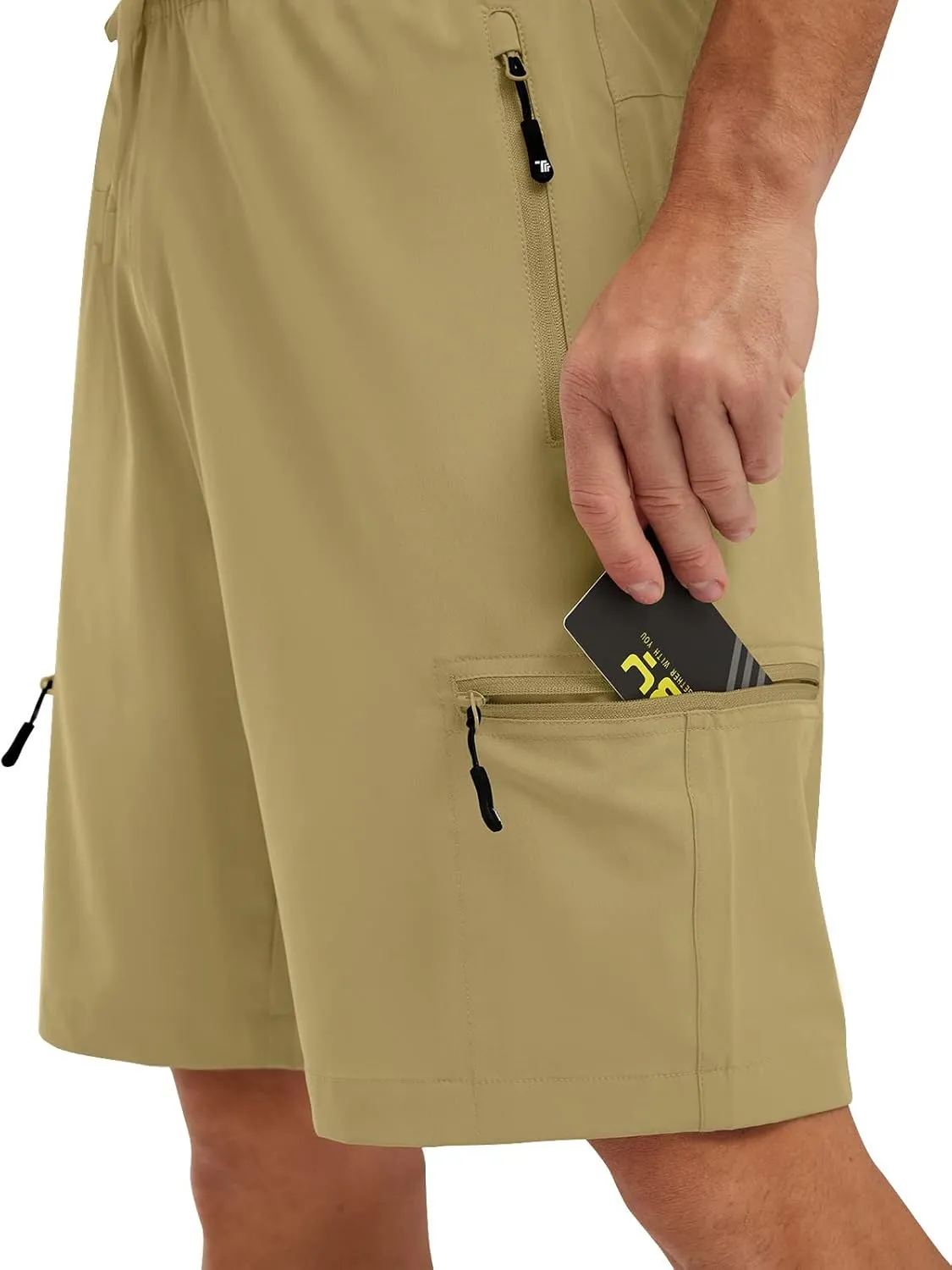 Rdruko Men's Hiking Shorts Quick Dry Lightweight Outdoor Sports Shorts with 5 Pockets for Travel Camping