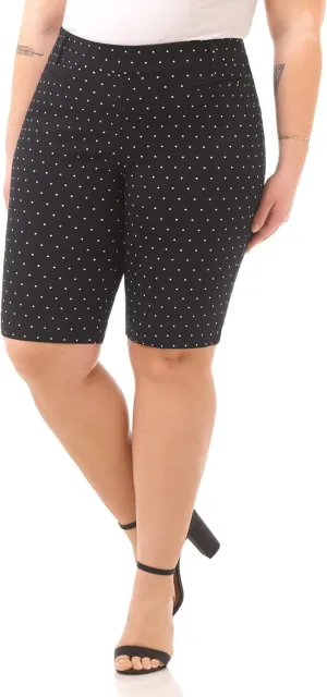 Rekucci Curvy Woman Ease into Comfort Plus Size Modern City Short