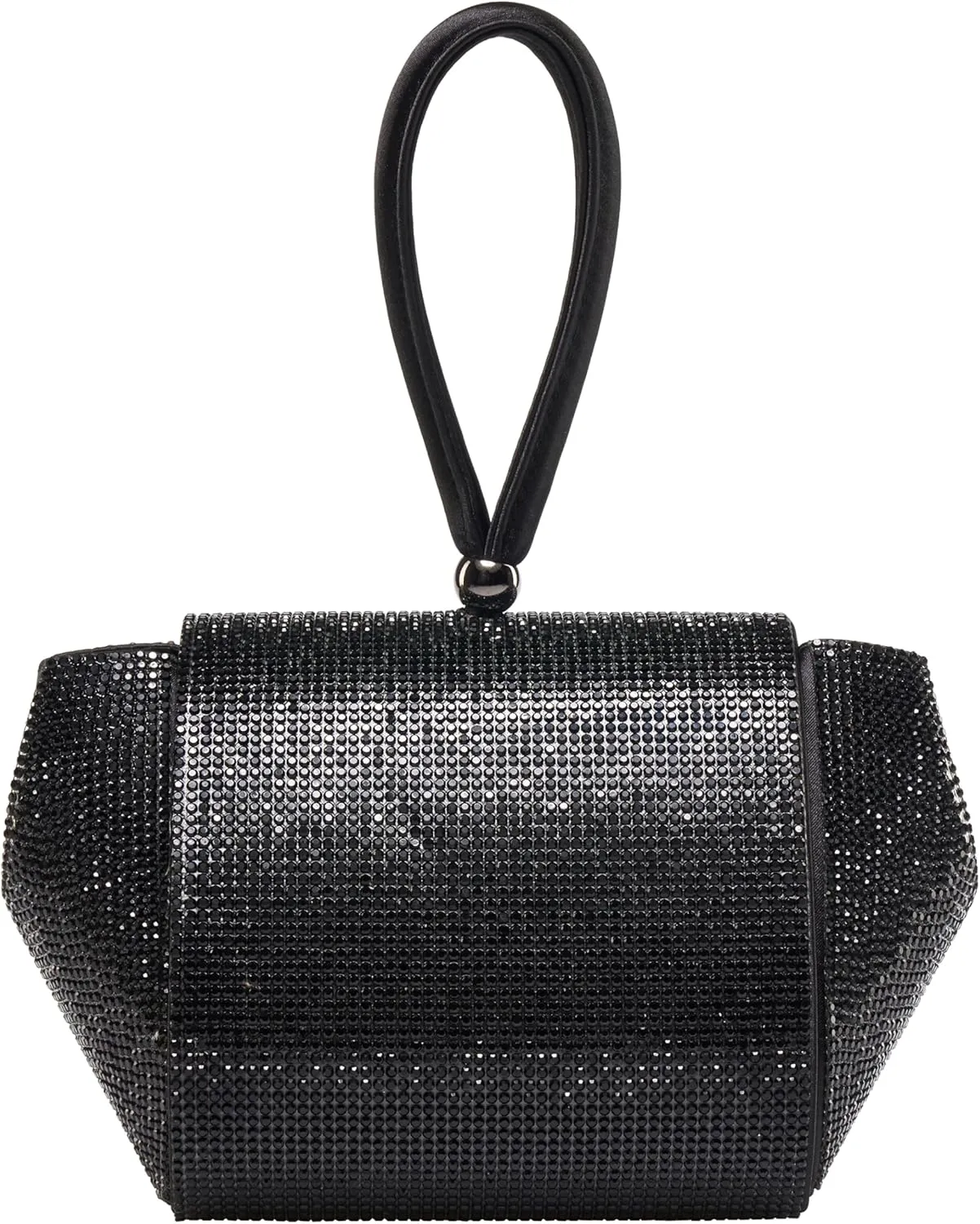 RENE Architectural Rhinestone Evening Bag