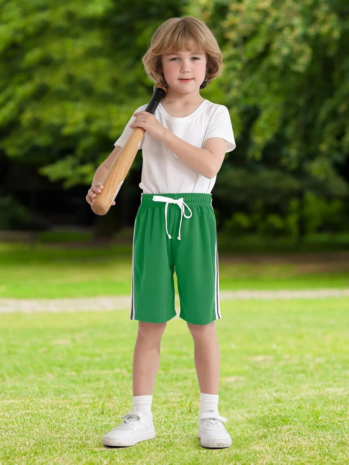 Resinta Toddler Boys Shorts Boys Quick Dry Athletic Pull-On Shorts with Elastic Waist for Summer Playwear